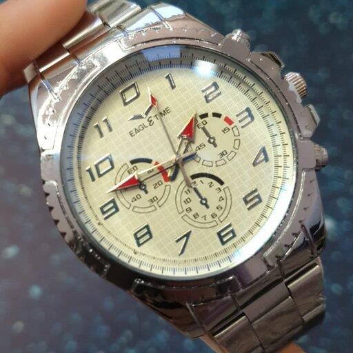ساعت مچی مردانه ایگل تایم بدنه استیل Eagel time
